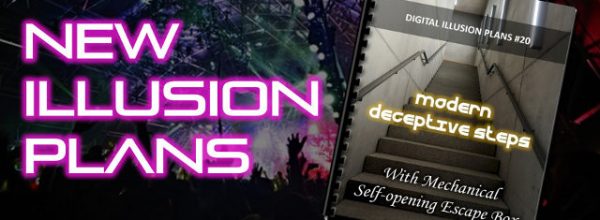 Modern Deceptive Steps Illusion Plans + Self-Opening Escape Box